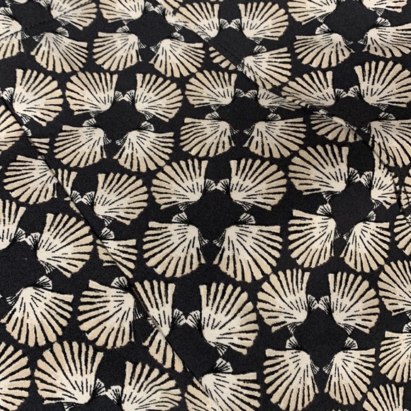 Anthropologie Maeve Micro Mini Seashell Printed High Waist Shorts Women Size 12 - Picture 4 of 5